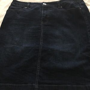 Style & Co Jean skirt MSRP 49!!
